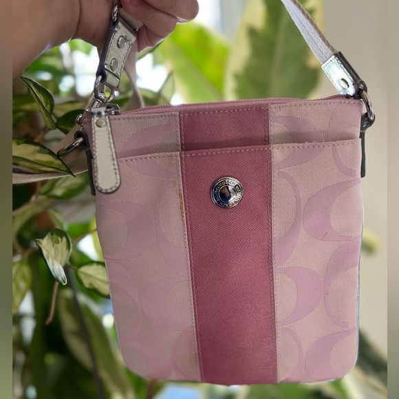 Coach Handbags - Coach Y2K pink / silver crossbody bag m0867-42246